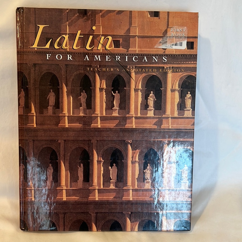 Latin for Americans teachers annotated edition by B.L. Ullman Eights Edition